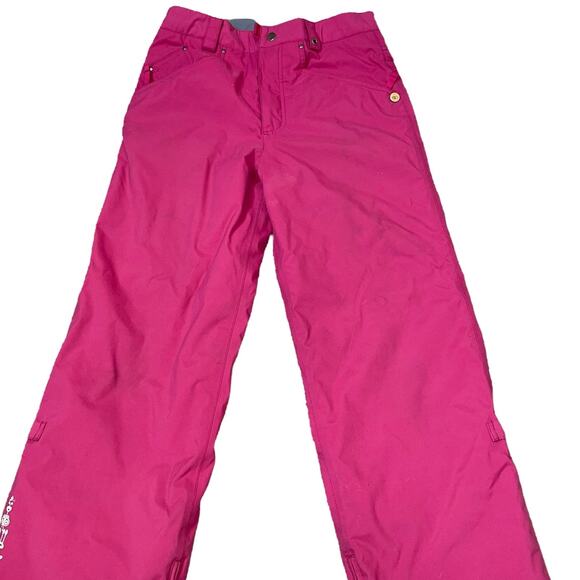 Burton Girls Kids XL Snow Wrangler Ski Snowboard Pants Waterproof Insulated Pink - Picture 2 of 15